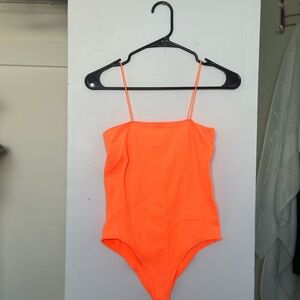 Bright Orange Bodysuit